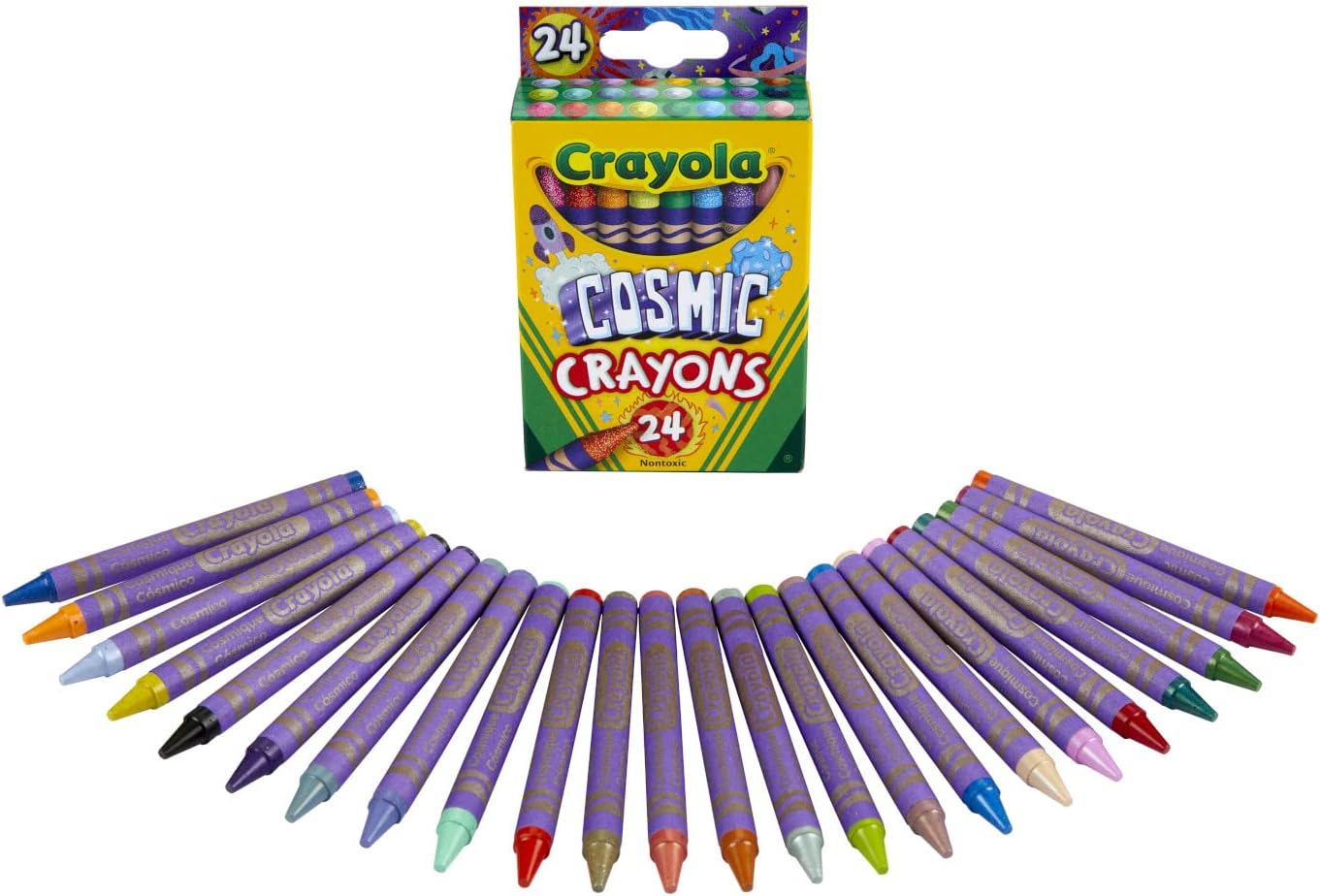 Crayola Cosmic Crayons 24 Count