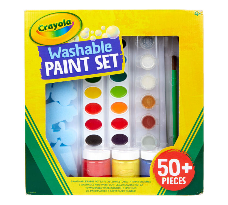 Crayola Washable Paint Set - 50+ Pieces