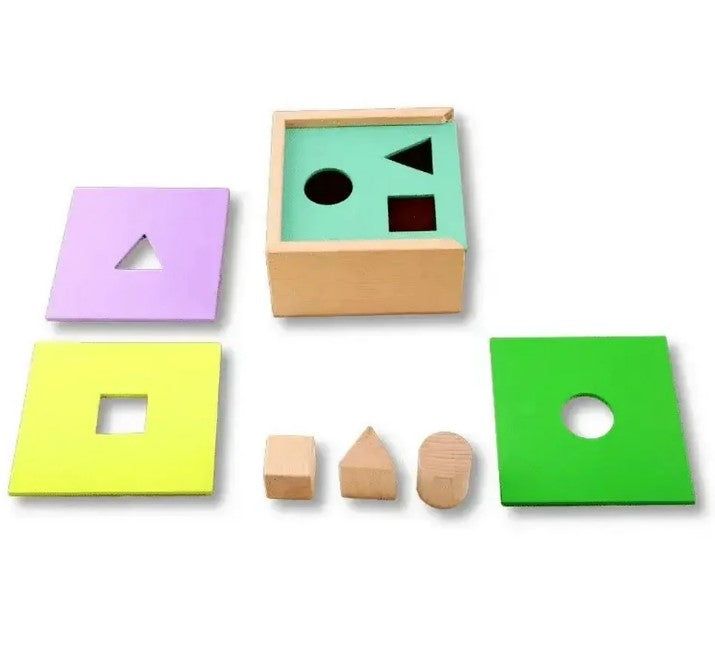 Curious Cub 4- in - 1 Shape Sorter