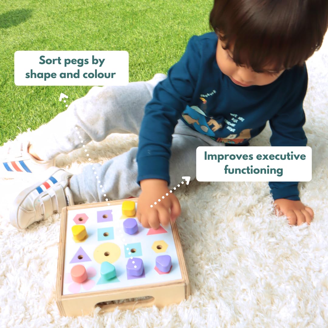 Lisa Rd Matching Board Curious Cub Shape and Colour Matching Board – Krazy Caterpillar