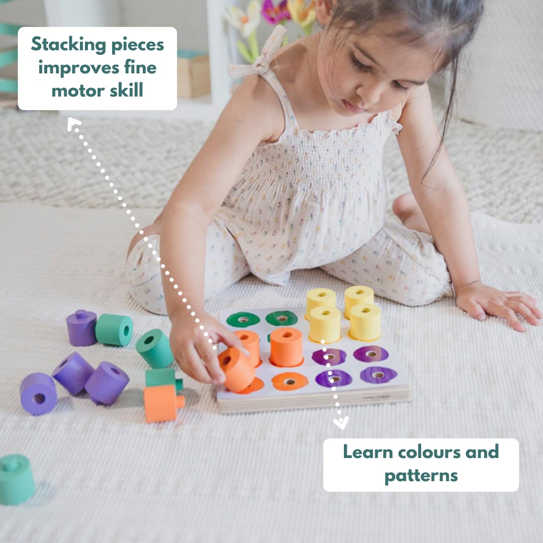 Stacking Cub Curious Cub Stacking & Colour Matching – Krazy Caterpillar