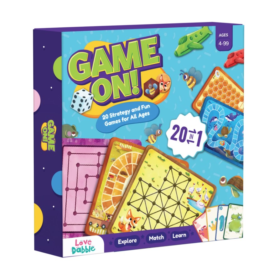 LoveDabble: Game On! All-in-One Board Games