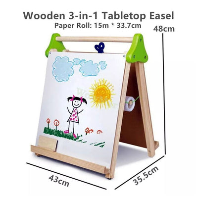 Discovery Kids Wooden Tabletop Easel