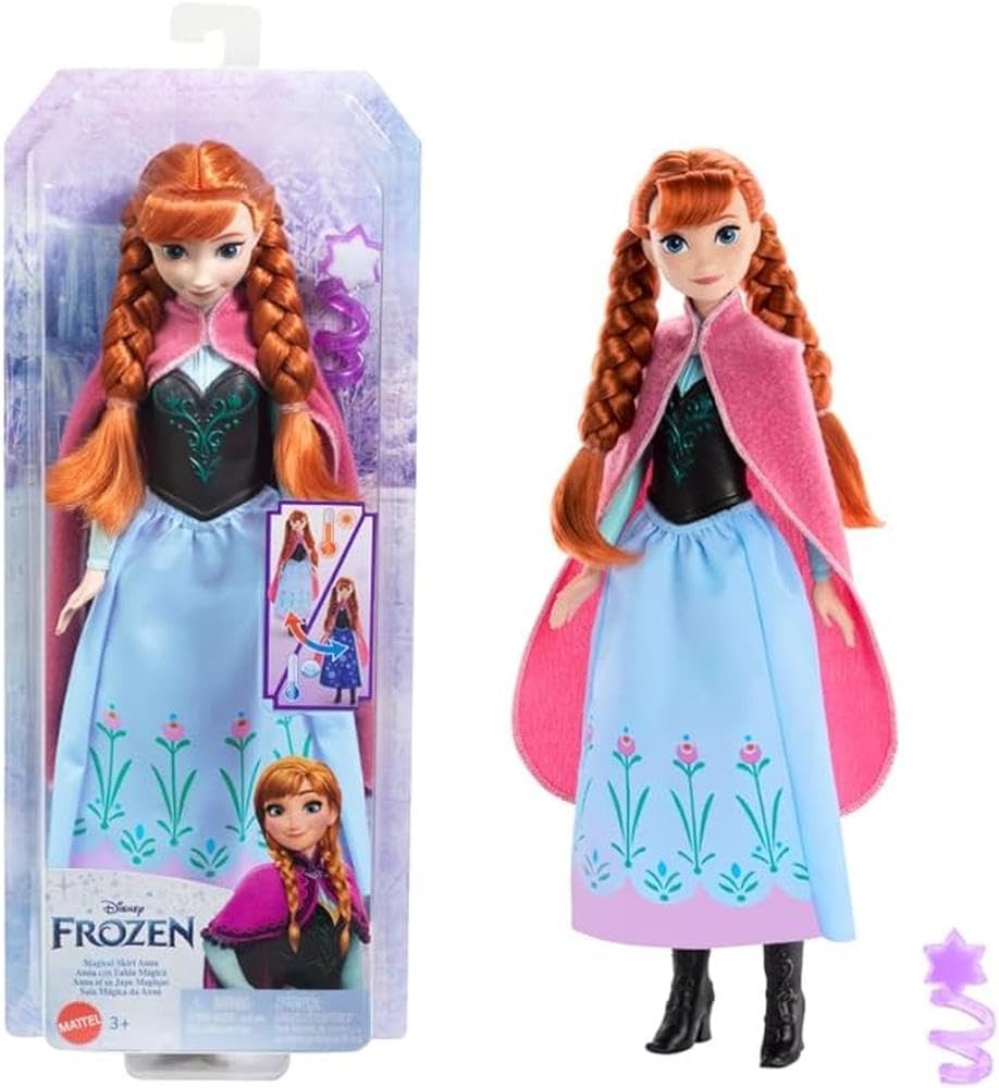 Disney Frozen Magical Skirt Anna Fashion Doll With Colour-Change Skirt