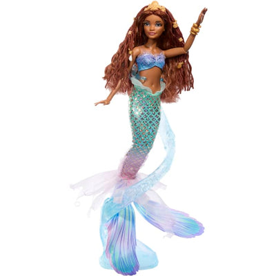 Disney the Little Mermaid: Deluxe Mermaid Ariel Doll With Hair Beads And Stand | Mattel