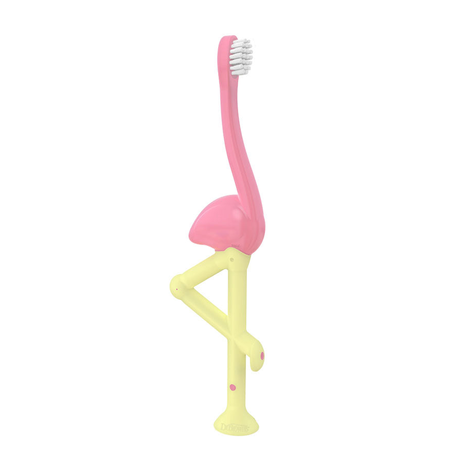 Dr. Brown’s™ Toddler Toothbrush, Flamingo, 1-Pack