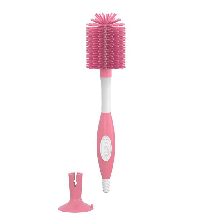 Dr. Brown Pink Soft Touch Bottle Brush
