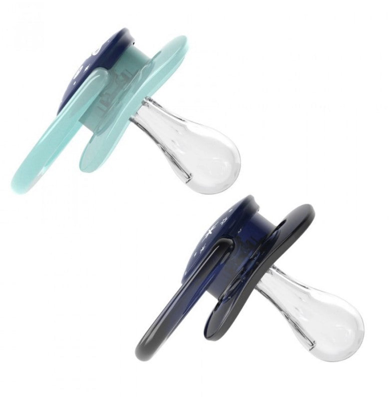 Dr. Brown Advantage Pacifiers Stage-1 | Space : Blue (Pack of 2)