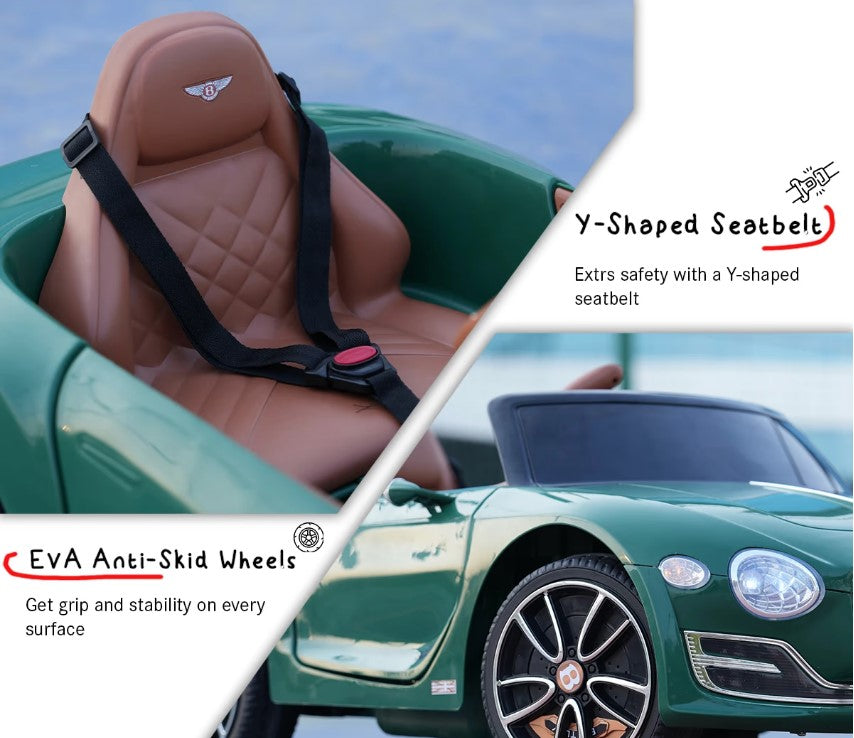 EMotorad: Formula Fun- BENTLEY EXP12 Ride-On Car-Green