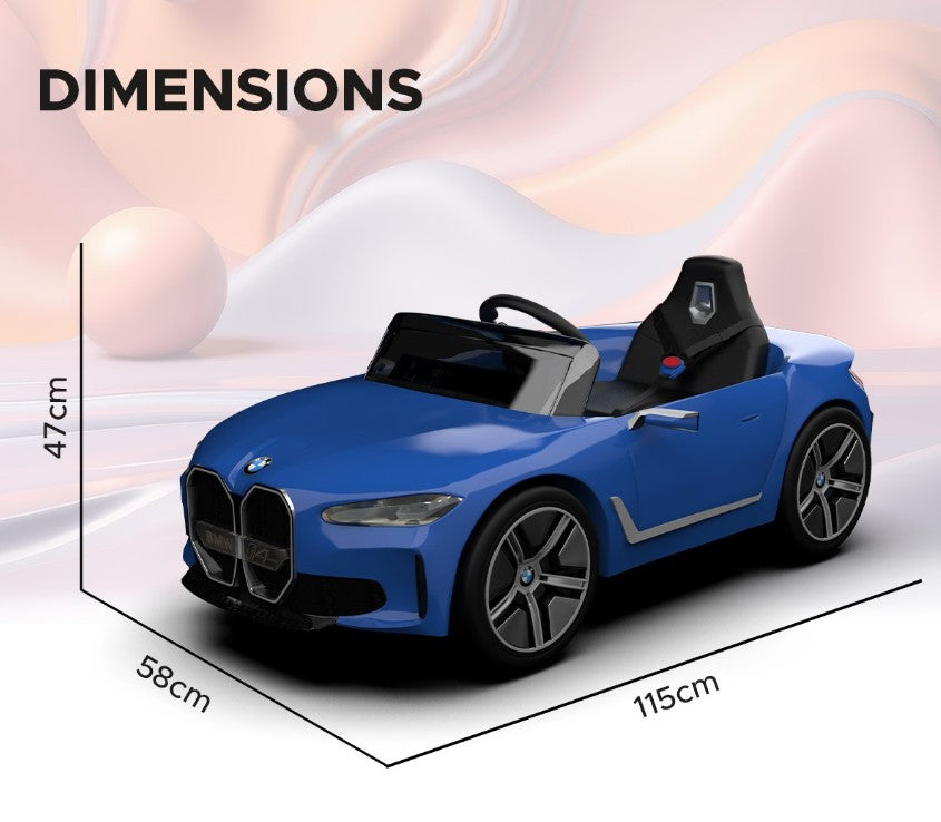 EMotorad Formula Fun BMW i4 Ride-On Car-Blue