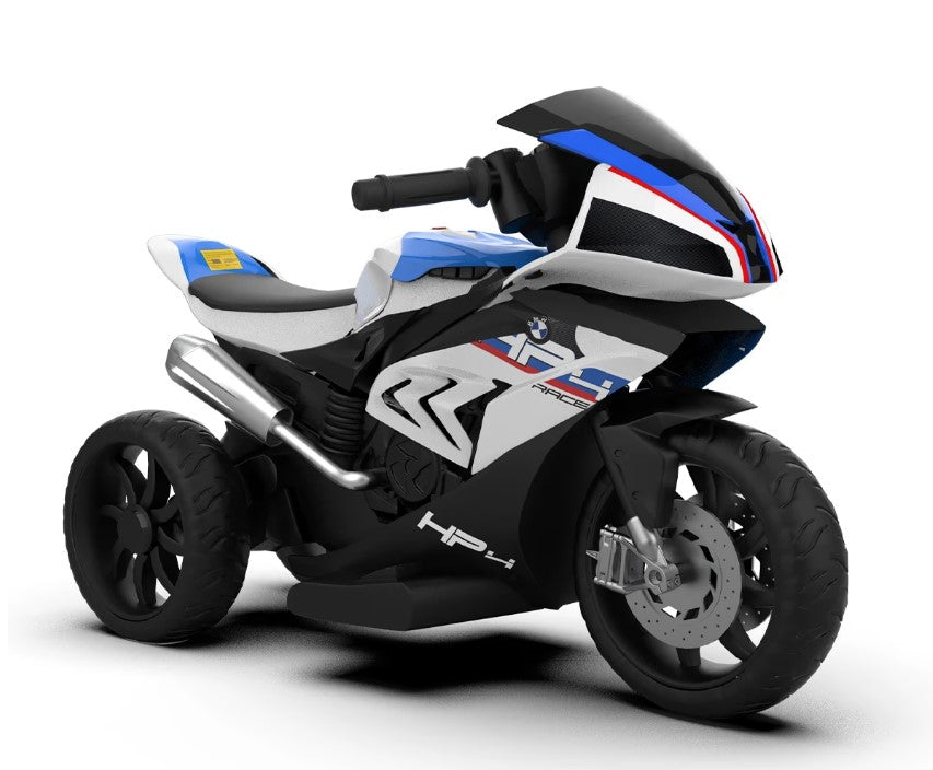 EMotorad: Formula Fun BMW HP4 Ride-On Bike for Kids - (White)