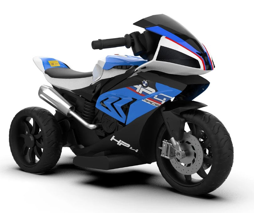 EMotorad: Formula Fun BMW HP4 Ride-On Bike for Kids- (Blue)