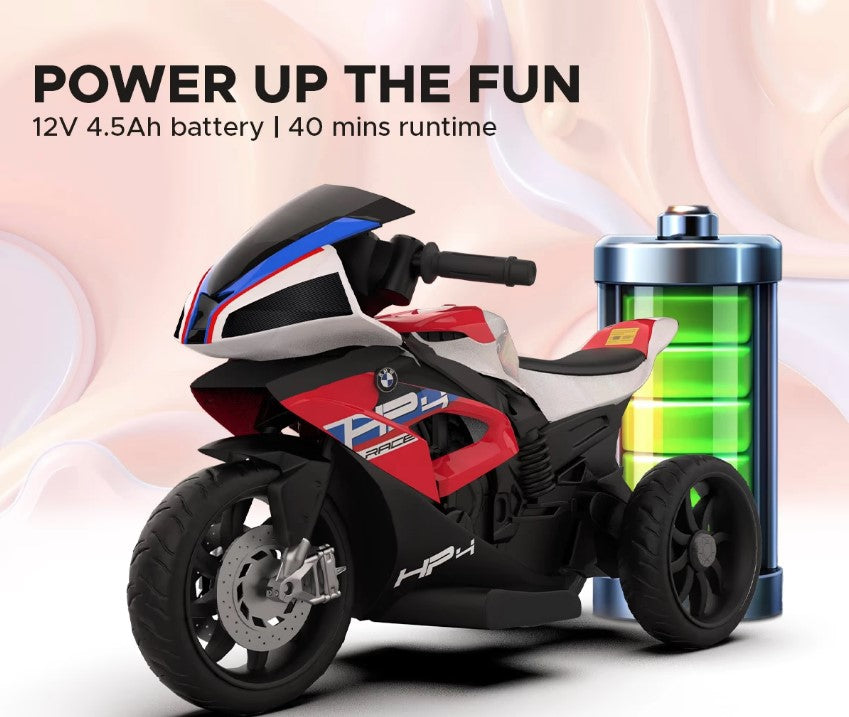 EMotorad: Formula Fun BMW HP4 Ride-On Bike for Kids- (Red)