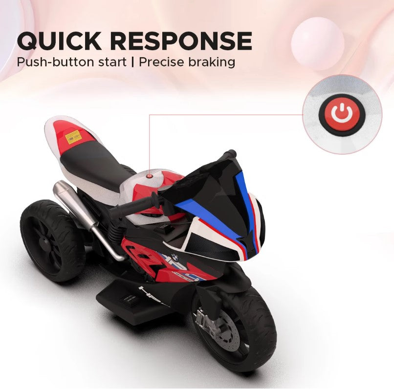 EMotorad: Formula Fun BMW HP4 Ride-On Bike for Kids- (Red)