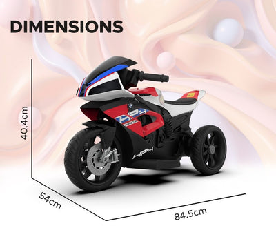 EMotorad: Formula Fun BMW HP4 Ride-On Bike for Kids- (Red)