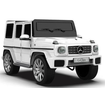 EMotorad Formula Fun Mercedes Benz G-Wagon Ride-On Car- White