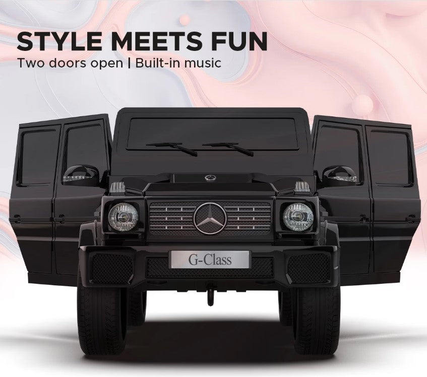 EMotorad Formula Fun Mercedes Benz G-Wagon Ride-On Car- Black