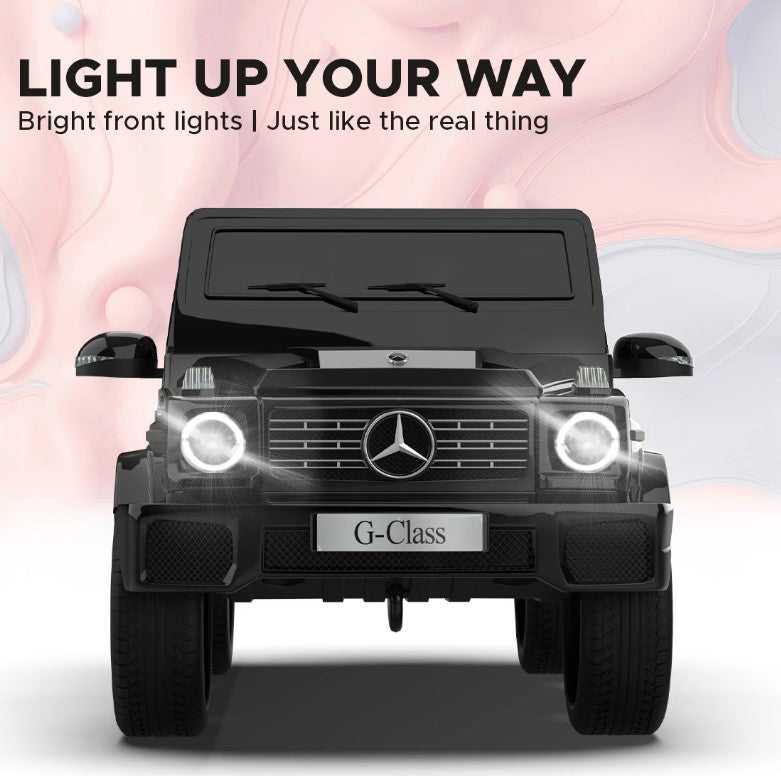 EMotorad Formula Fun Mercedes Benz G-Wagon Ride-On Car for Kids (Black)