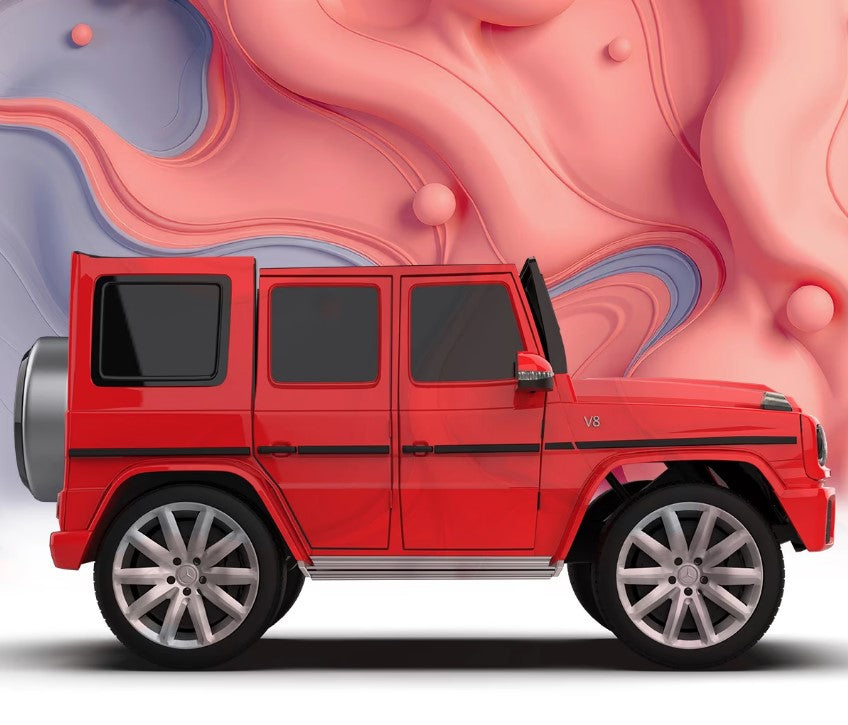 EMotorad Formula Fun Mercedes Benz G-Wagon Ride-On Car for Kids (Red)