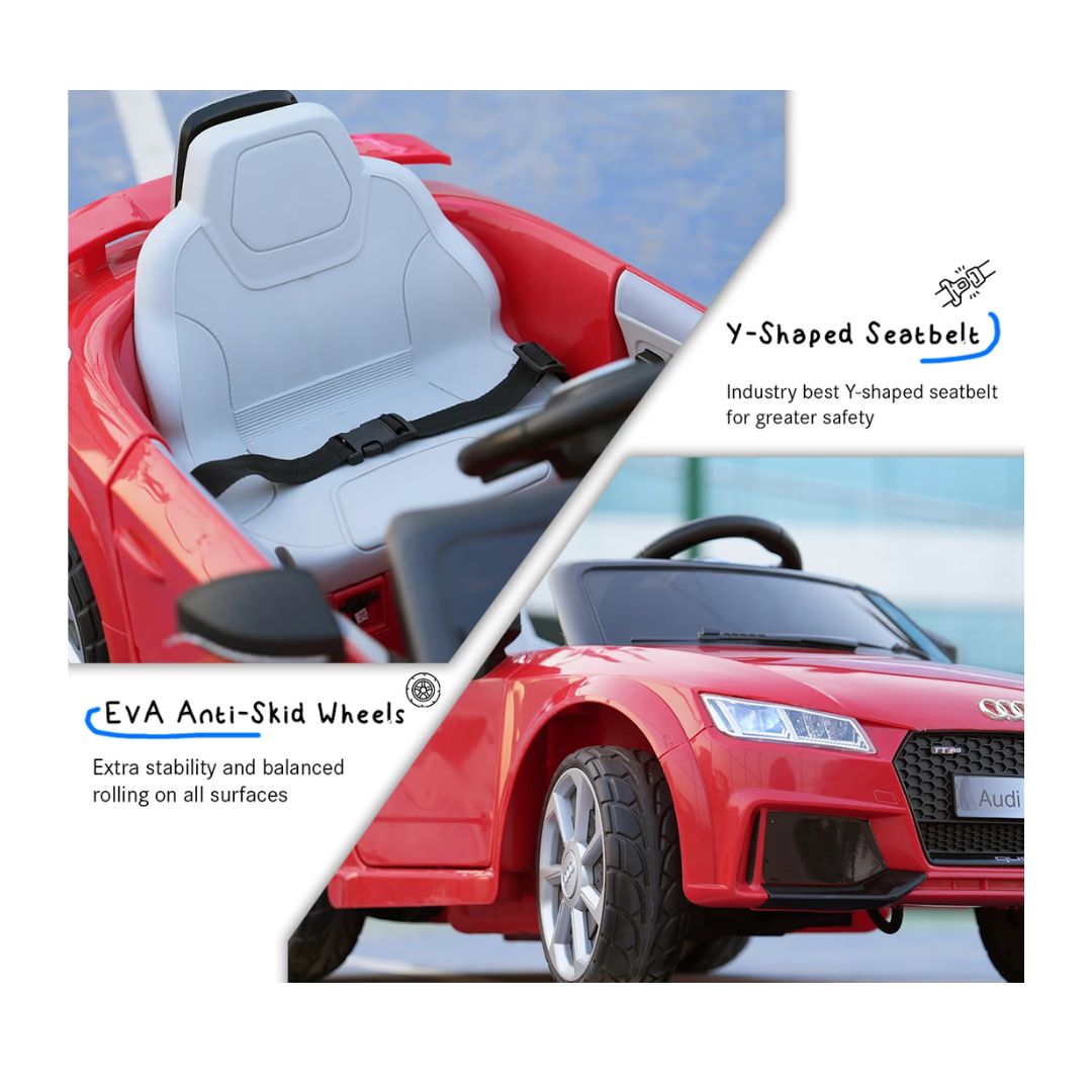 Emotorarad: Formula Fun- AUDI TT RS Ride-On for Kids-(Red)