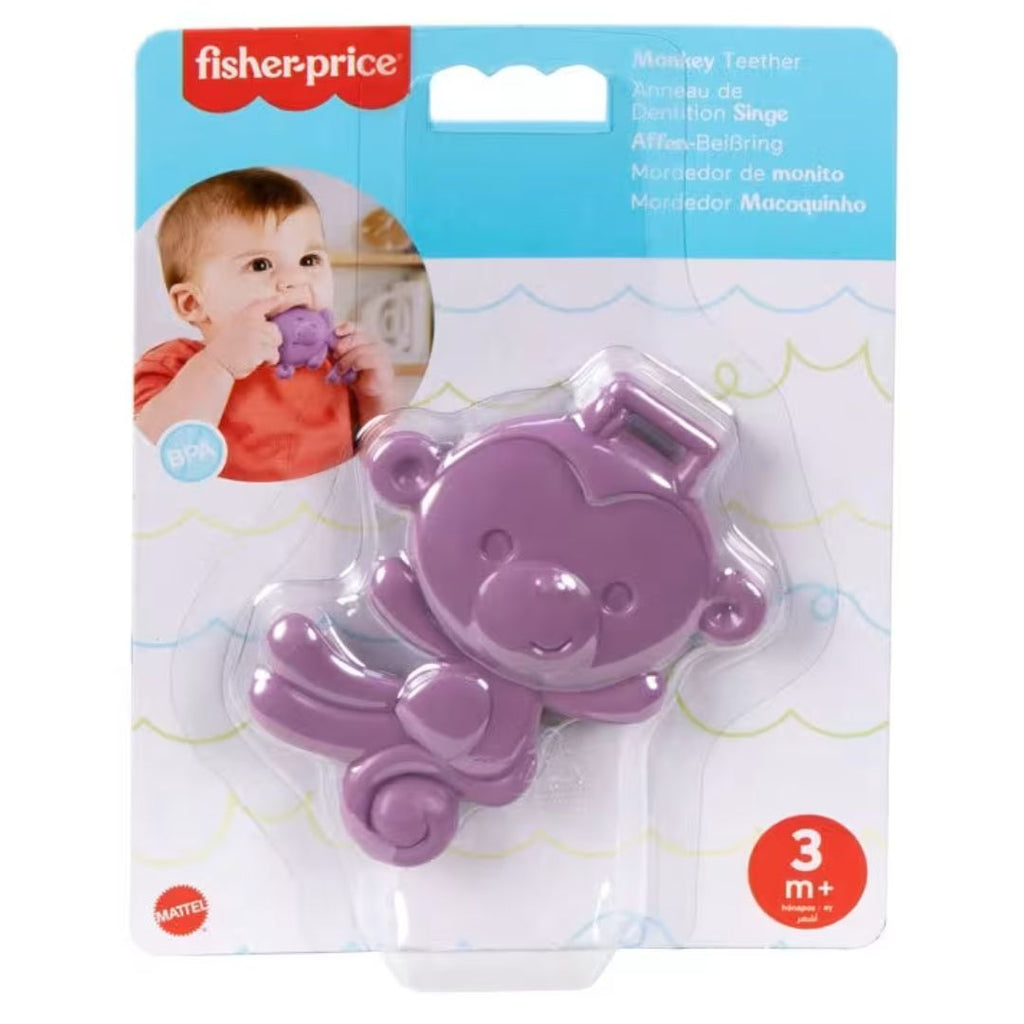 Fisher-Price: Monkey Teether - Purple