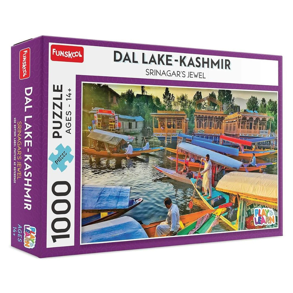 Funskool: Dal Lake Kashmir Srinagar's Jewel - 1000 Pieces Puzzle