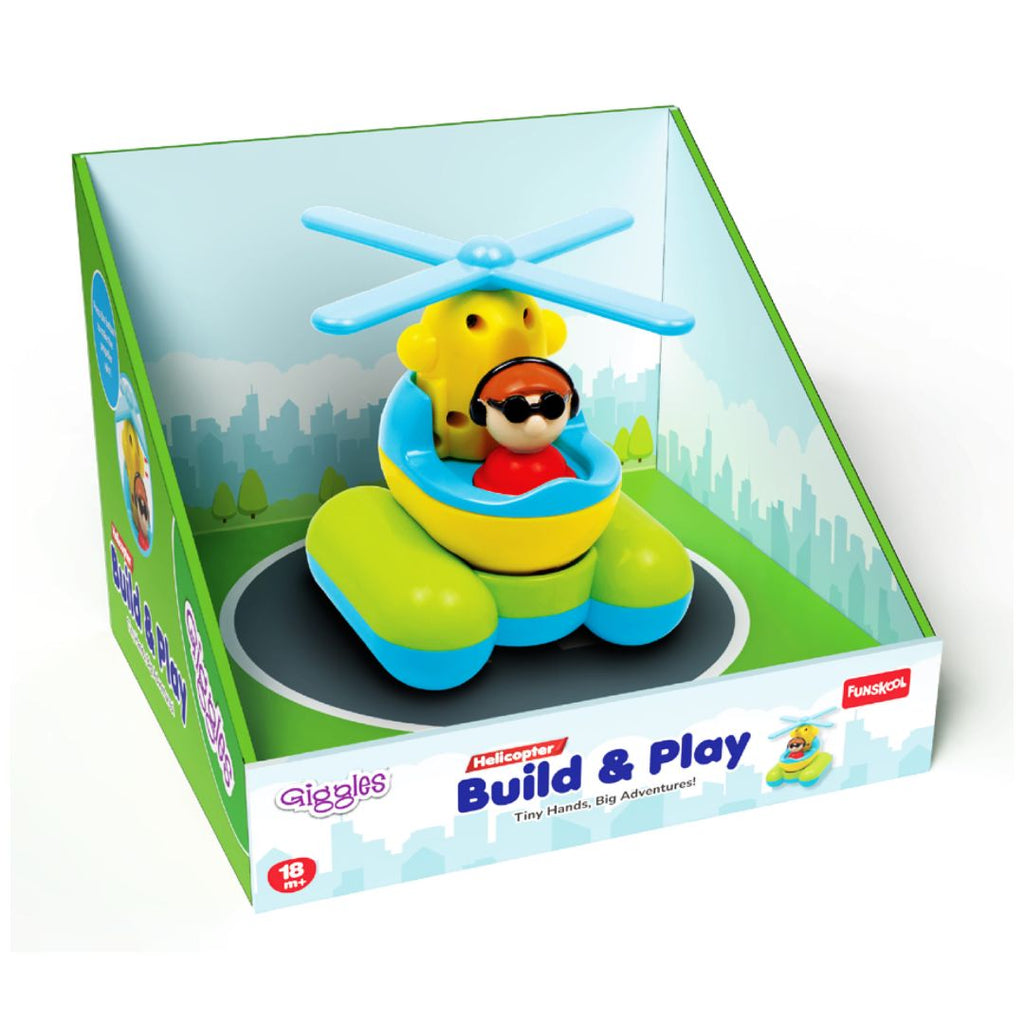 Funskool: Giggles - Build & Play Helicopter