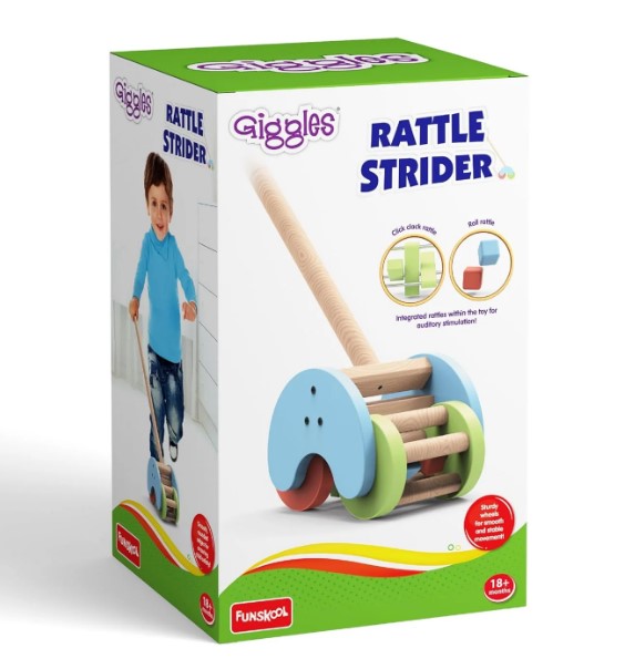 Funskool Giggles Wooden Rattle Strider
