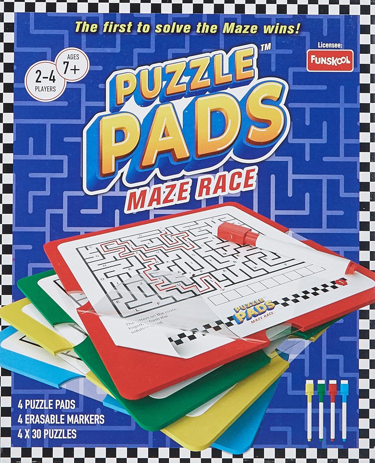 Puzzle Pad Maze Race - Board Game | Funskool – Krazy Caterpillar