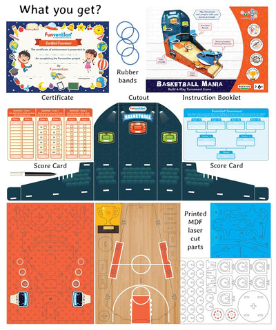 Funvention Basketball Mania DIY STEM Learning Kit