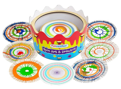 Funvention: DIY Spin Art Machine & Drawbot Paint Craft Kit