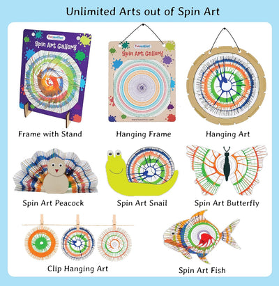 Funvention: DIY Spin Art Machine & Drawbot Paint Craft Kit