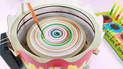 Funvention: DIY Spin Art Machine & Drawbot Paint Craft Kit