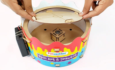 Funvention: DIY Spin Art Machine & Drawbot Paint Craft Kit