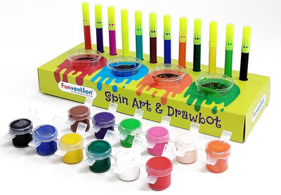 Funvention: DIY Spin Art Machine & Drawbot Paint Craft Kit