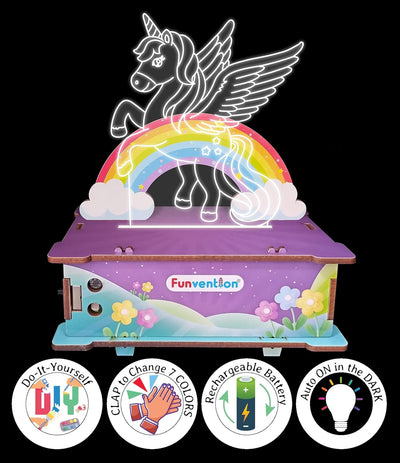 Funvention: Fairytale Smart Lamp  Sound & Light Controlled Lamp - STEM Learning DIY Utility Kit