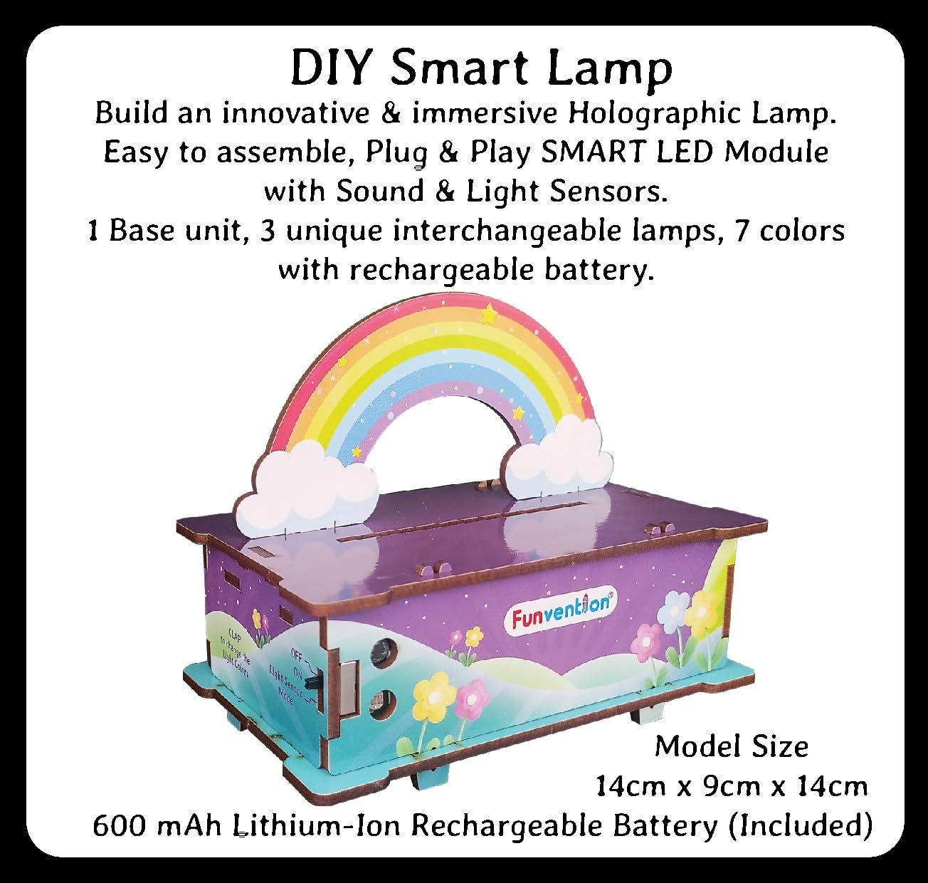 Funvention: Fairytale Smart Lamp  Sound & Light Controlled Lamp - STEM Learning DIY Utility Kit