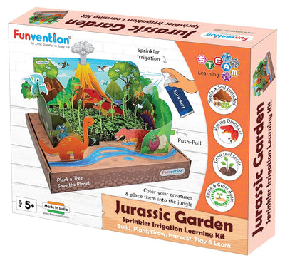 Funvention: Jurassic Garden Sprinkler Irrigation DIY STEM Learning Kit