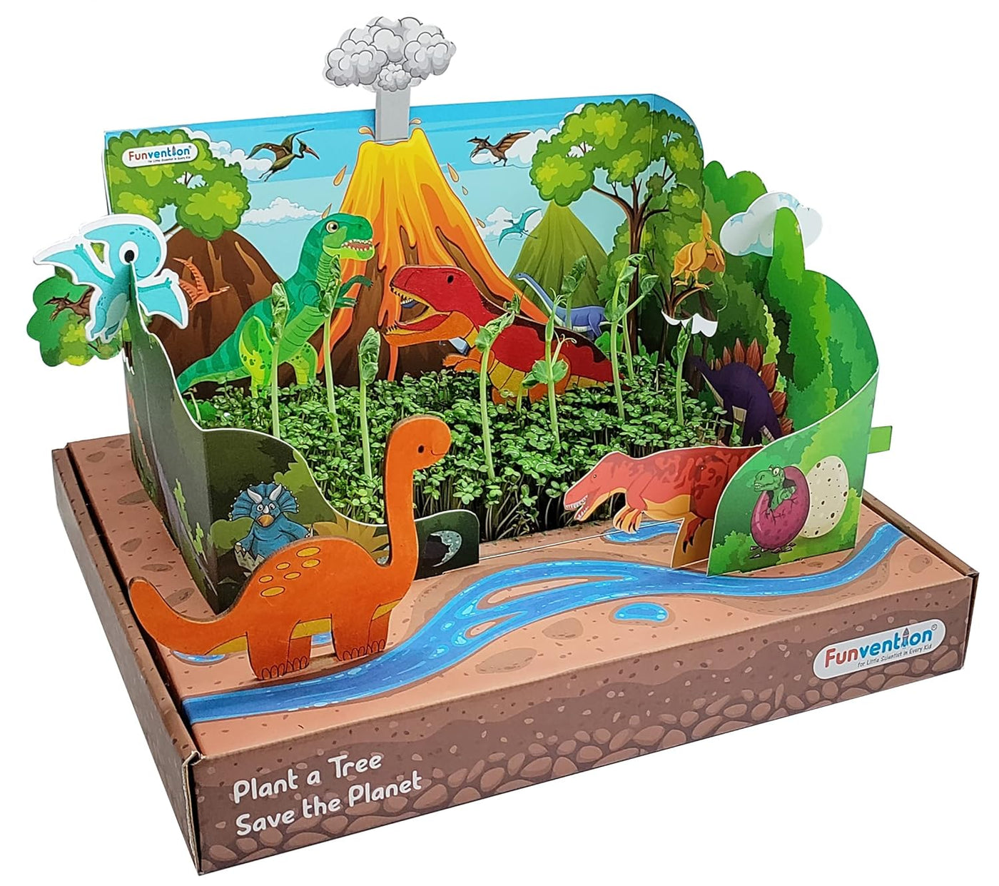 Funvention: Jurassic Garden Sprinkler Irrigation DIY STEM Learning Kit