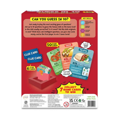 Skillmatics: Guess in 10 - Foods Around The World | Trivia Card Game