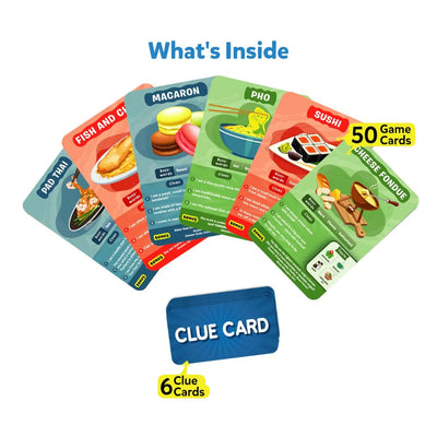 Skillmatics: Guess in 10 - Foods Around The World | Trivia Card Game