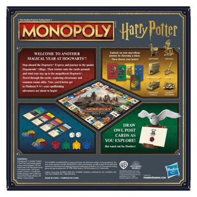 Hasbro Gaming: Monopoly - Harry Potter A Magical Adventure At Hogwarts