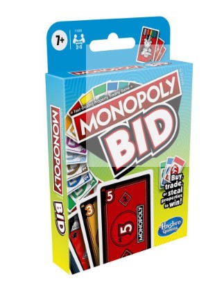 Hasbro Monopoly BID Game, Quick-Playing Card Game