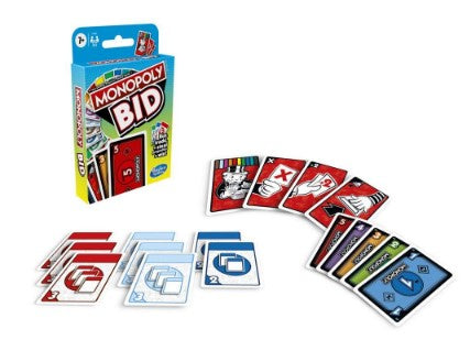 Hasbro Monopoly BID Game, Quick-Playing Card Game