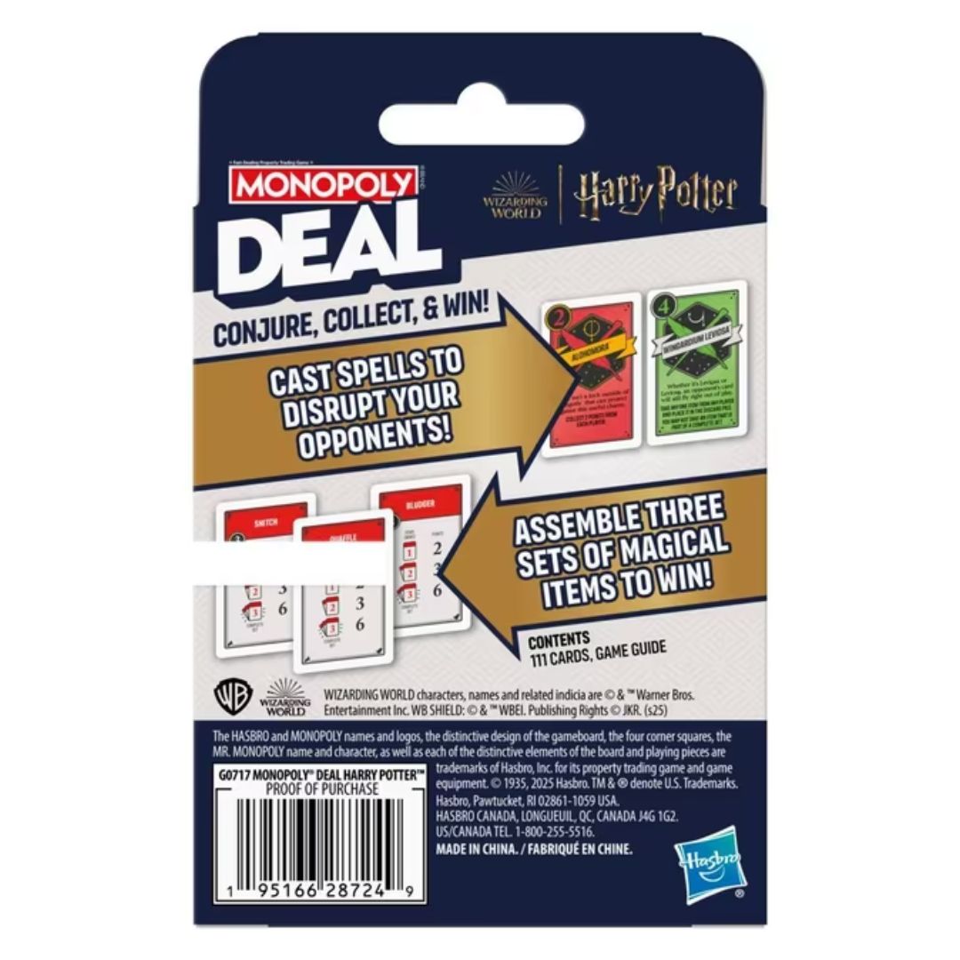Hasbro Monopoly Deal: Harry Potter Card Game