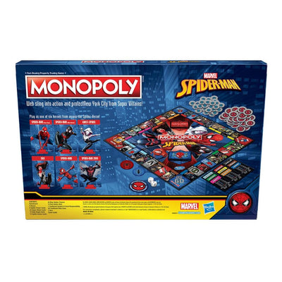 Hasbro: Monopoly - Marvel Spider-Man Edition Board Game