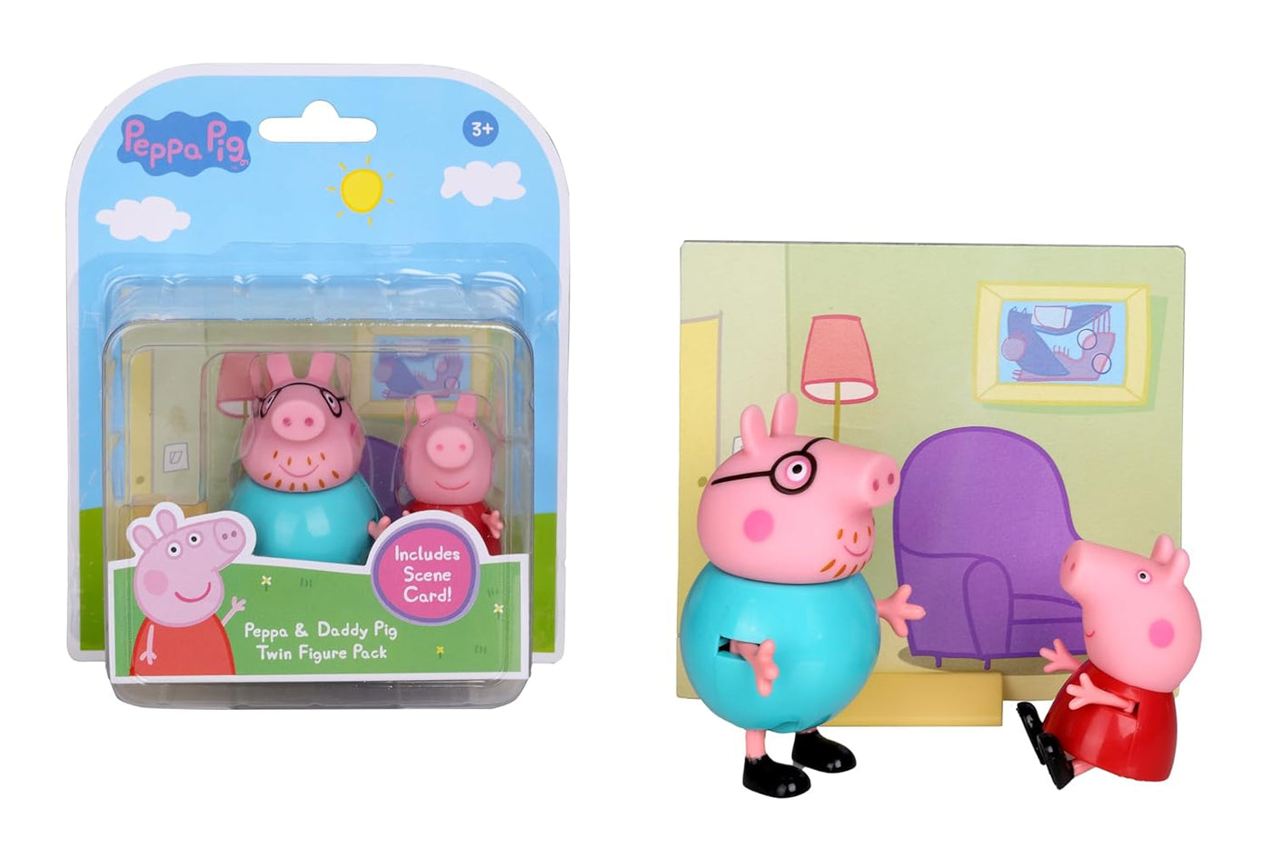 Hasbro Peppa Pig: Peppa & daddy Pig Twin Figure Pack