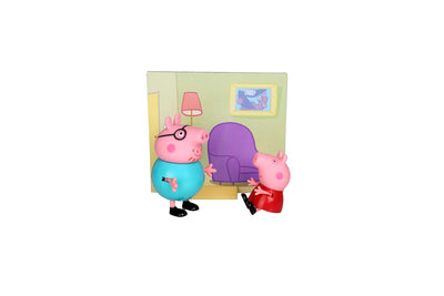 Hasbro Peppa Pig: Peppa & daddy Pig Twin Figure Pack