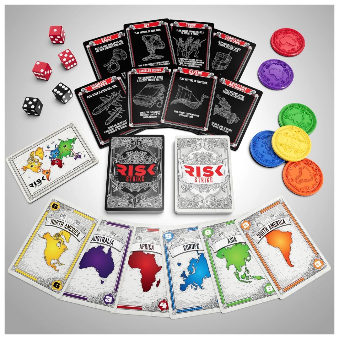 Hasbro: Risk Strike Cards and Dice Game