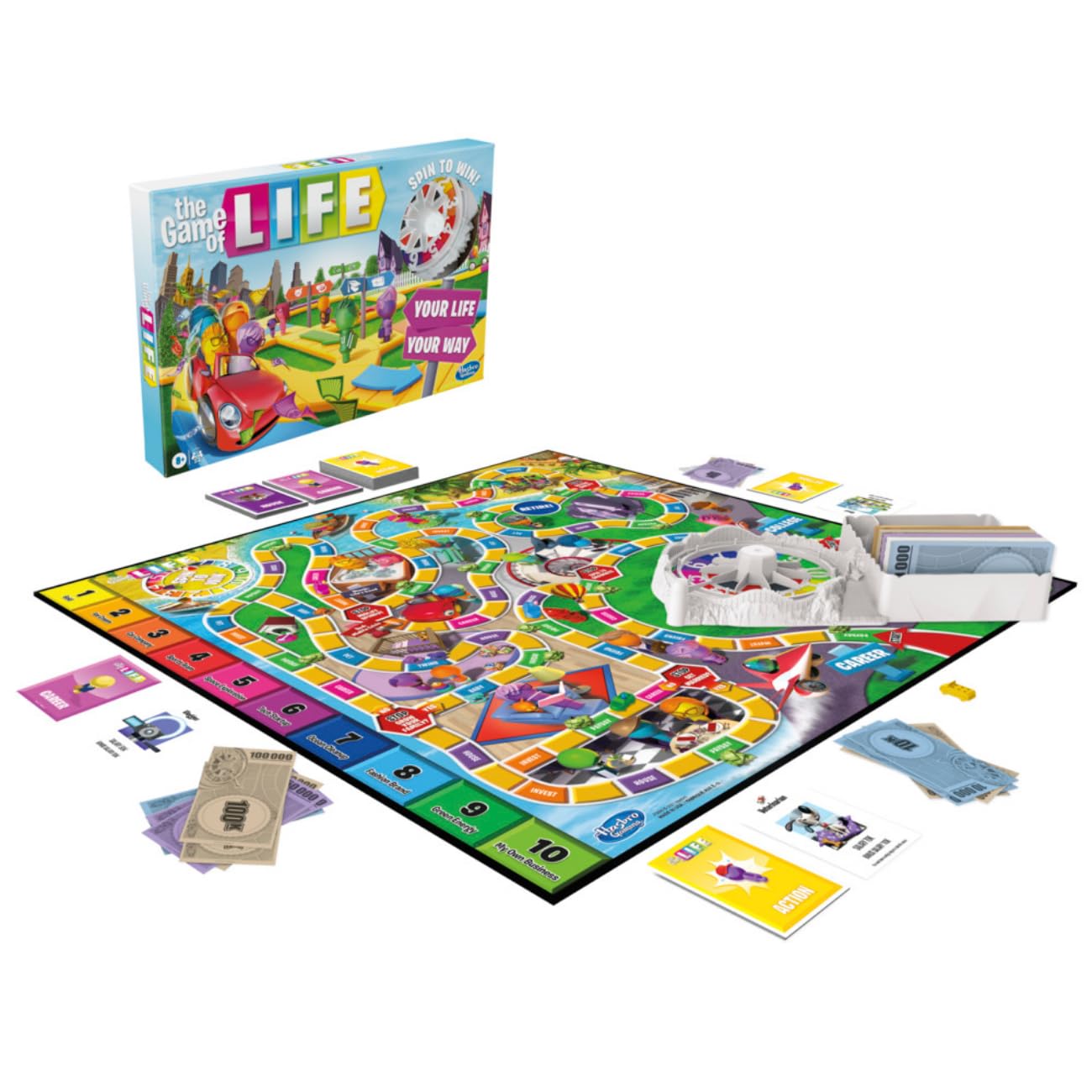 Hasbro Gaming: The Game of Life- Spin To Win